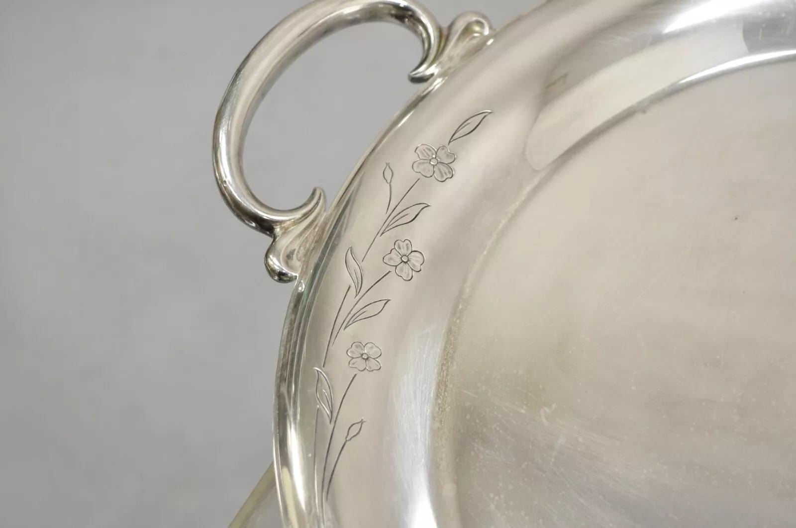 Vintage 1847 Rogers Bros. Bandeja ovalada para servir 