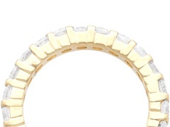 Vintage 1.84ct Diamond and 14ct Yellow Gold Full Eternity Ring