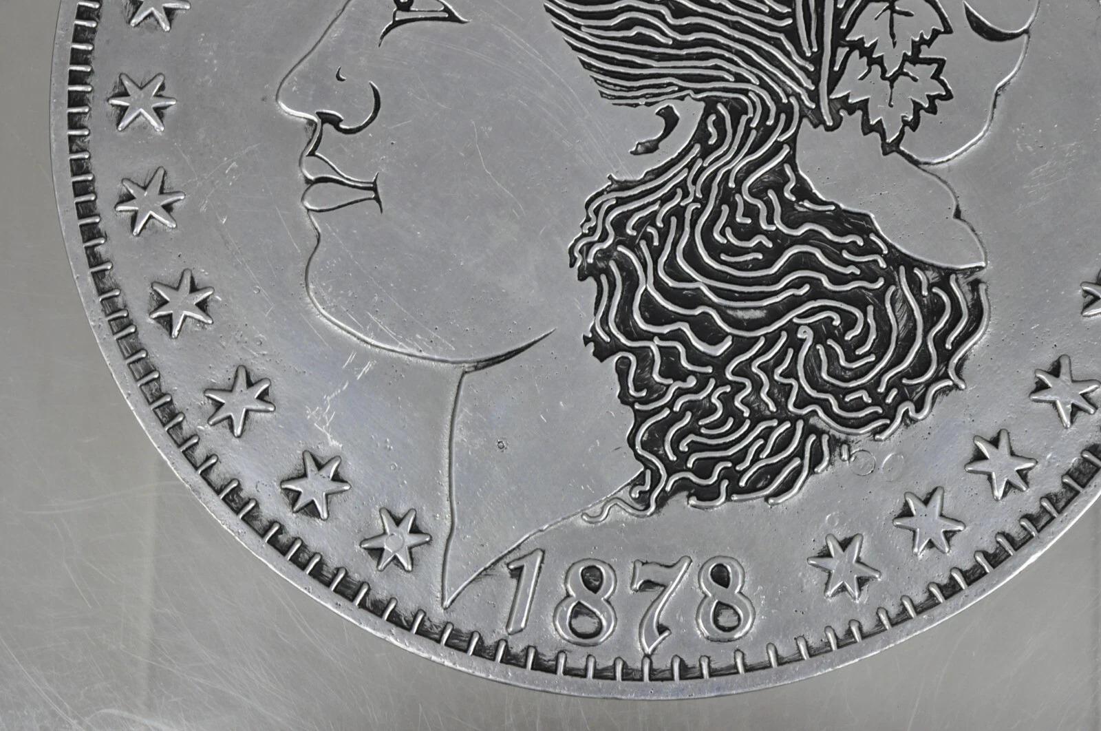 Vintage 1878 Morgan Silber Dollar 12