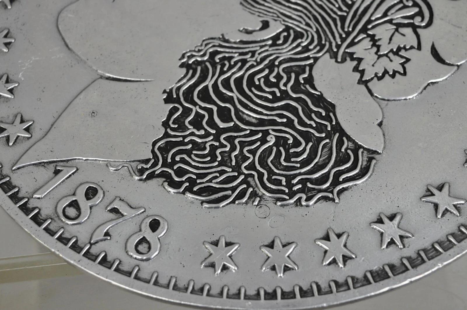 Vintage 1878 Morgan Silber Dollar 12