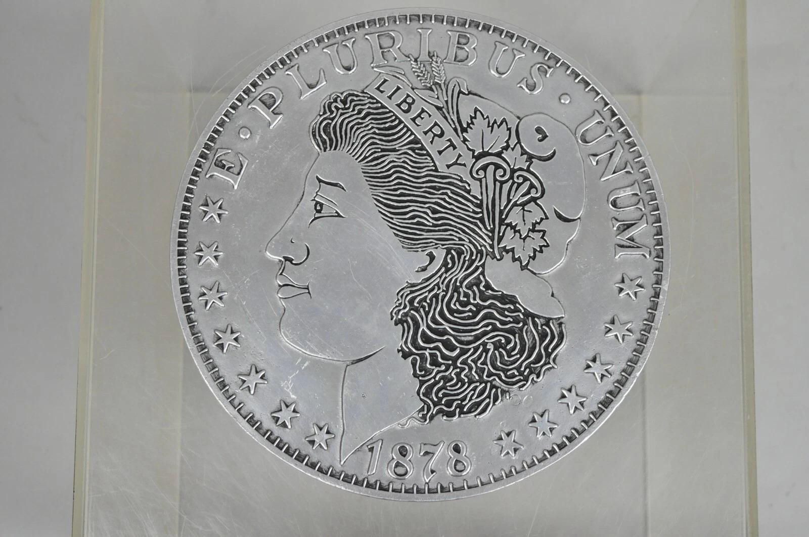 Vintage 1878 Morgan Silber Dollar 12