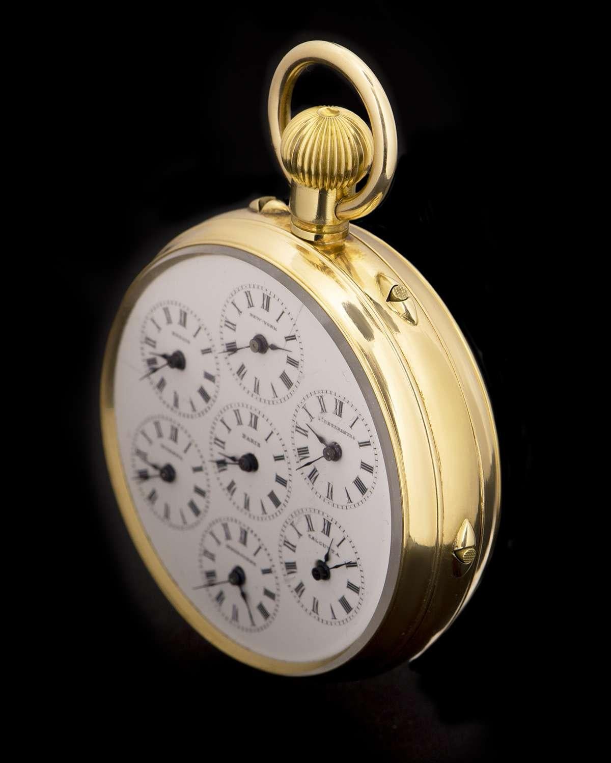 pocket watch with date and time