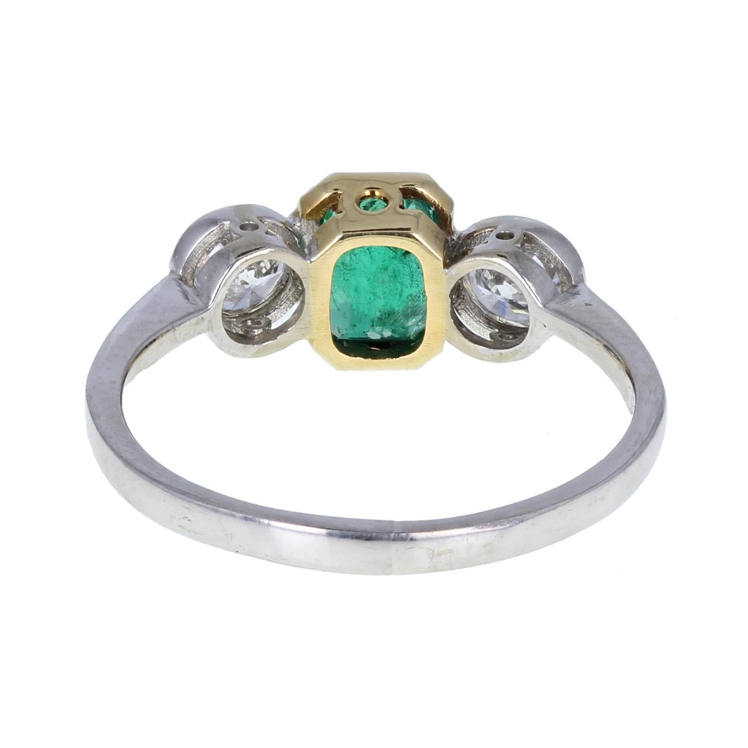emerald trilogy ring