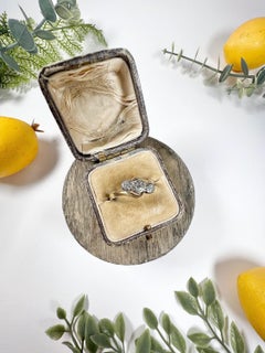 Vintage 18ct Gold & Platinum 1930’s Diamond Three Stone Ring