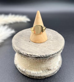 Vintage 18ct Yellow Gold, Square Shaped Signet Ring, Hallmarked Birmingham 1929