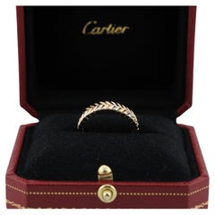 Anillo tricolor Cartier vintage de 18 quilates