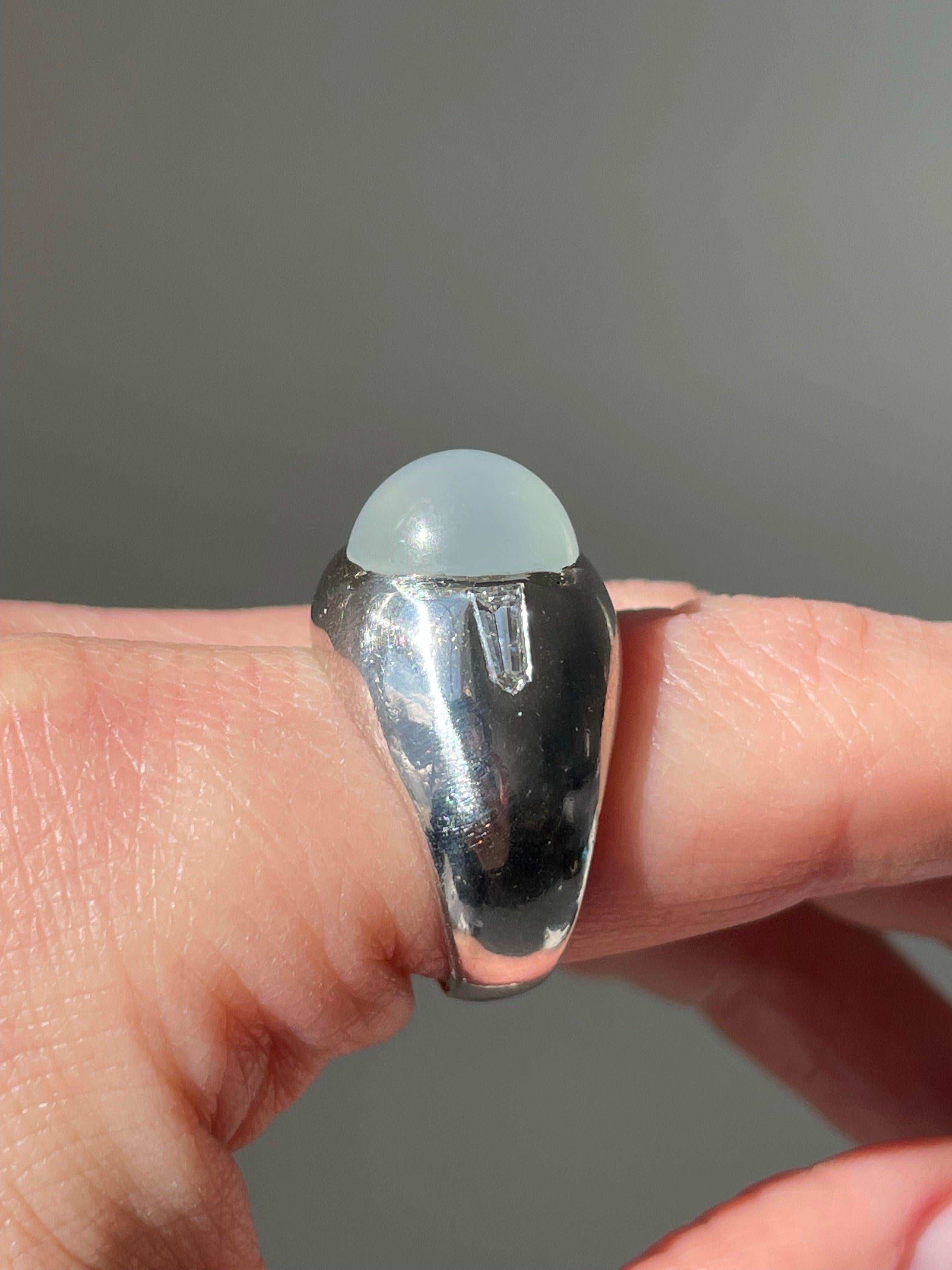 moon stone wear in which finger