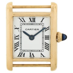 18 Karat Gold 20 mm Cartier Tank & Audemars Piguet Uhr & Faltschnalle