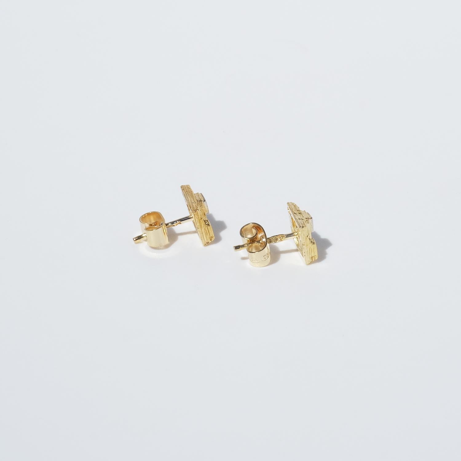 Vintage 18K Gold and Diamond Earrings “Thai Earrings” by Lapponia im Angebot 1