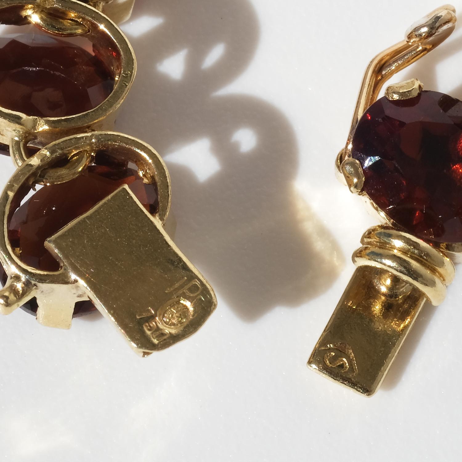 Vintage-Halskette aus 18 Karat Gold und Rauchquarz, Vintage, erste Hälfte des 19. Jahrhunderts im Angebot 3