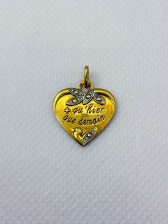 Vintage Gold Gold Medal - "Plus qu'hier, moins que demain"