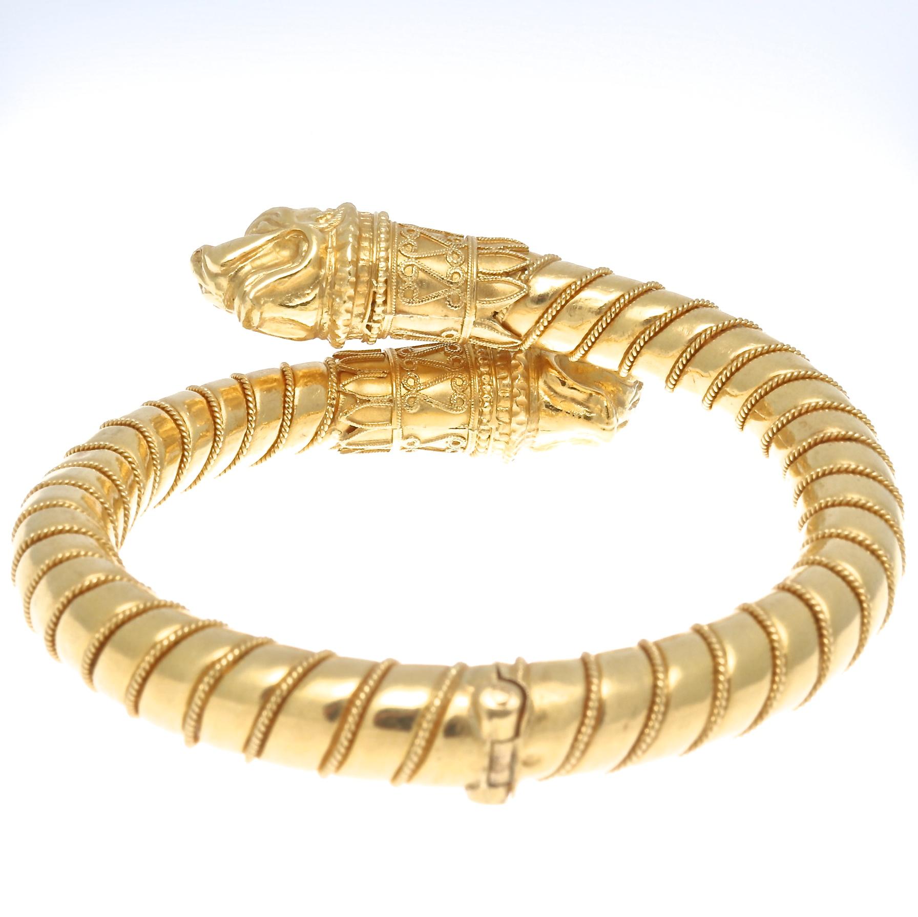 vintage gold bangle bracelet