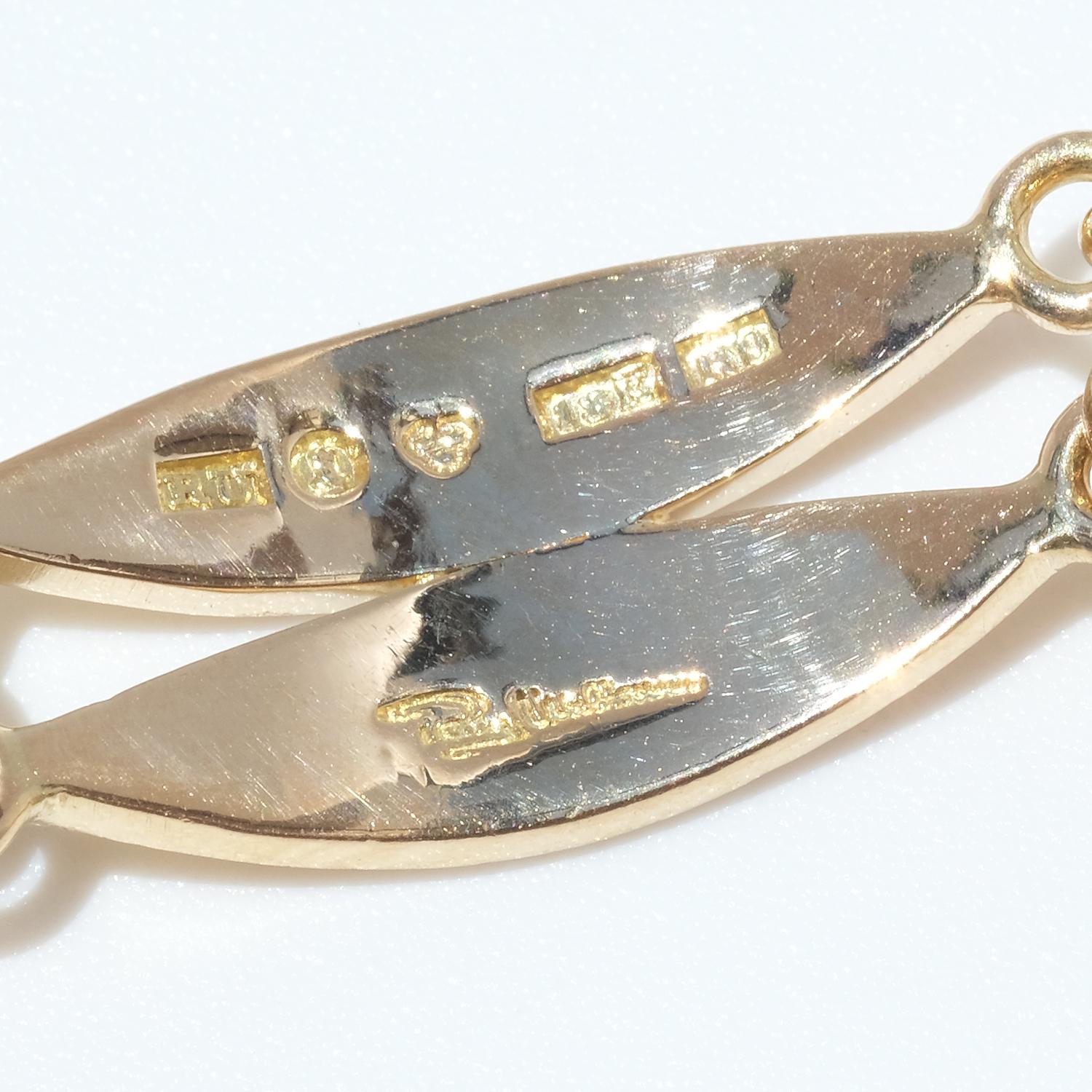 Bracelet vintage en or 18 carats réalisé par le maître suédois Rey Urban, année 1967 en vente 2