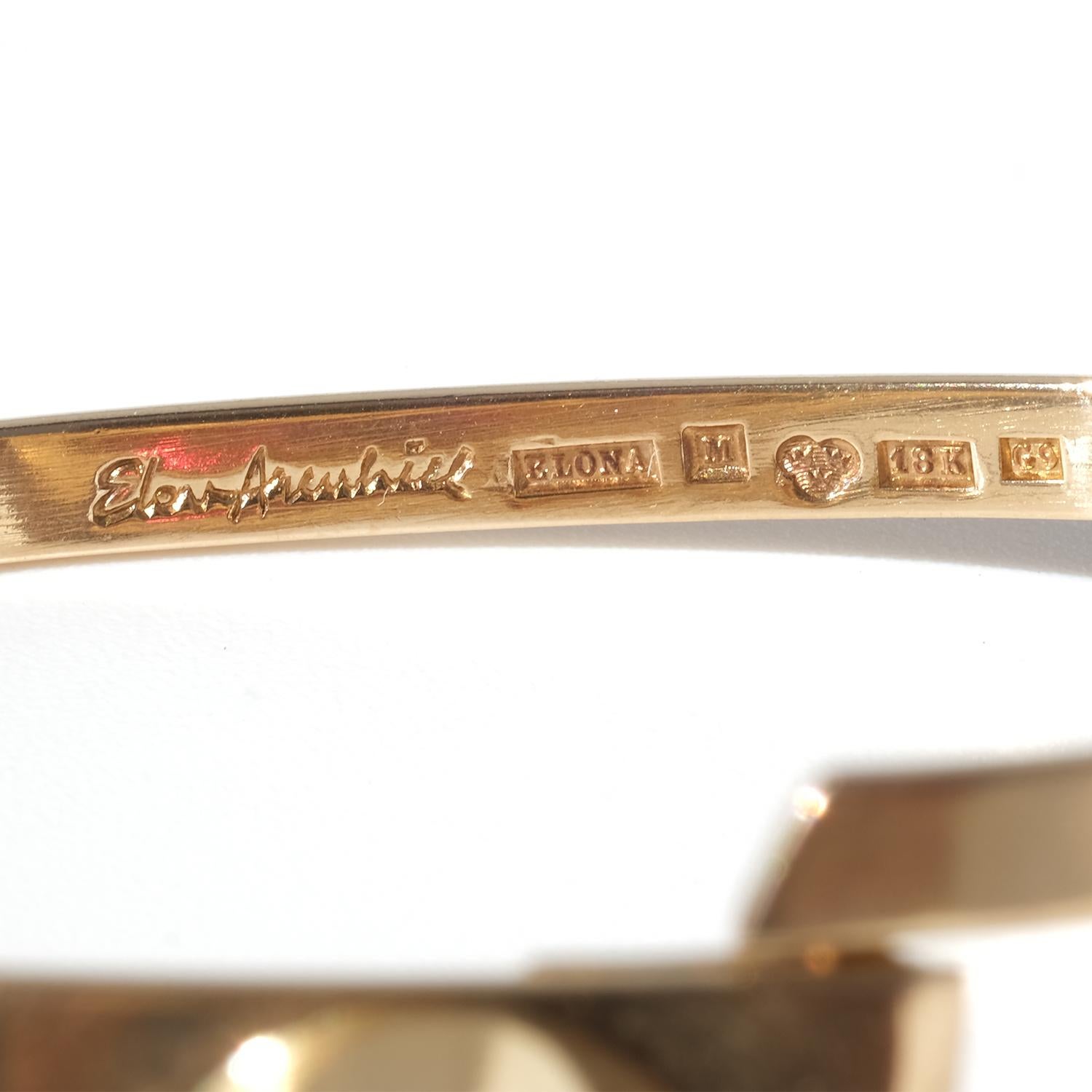 Bracelet vintage en or 18k fait en 1957 en vente 7
