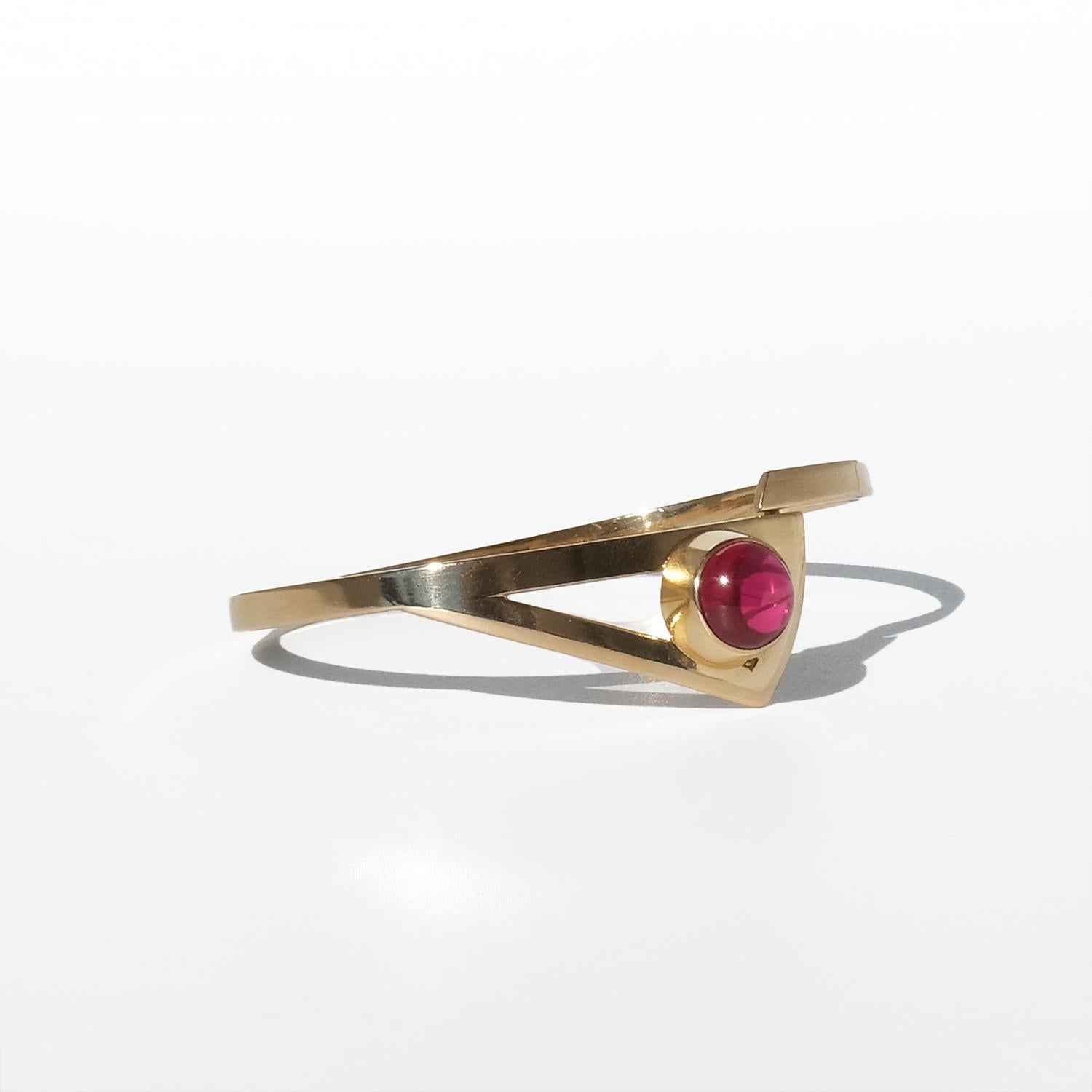 Bracelet vintage en or 18k fait en 1957 Bon état - En vente à Stockholm, SE