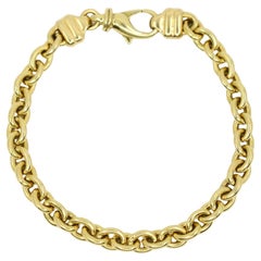 Vintage 18K Gold Chain Bracelet