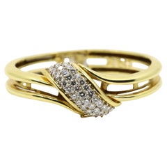 Vintage 18K Gold Diamond Bracelet