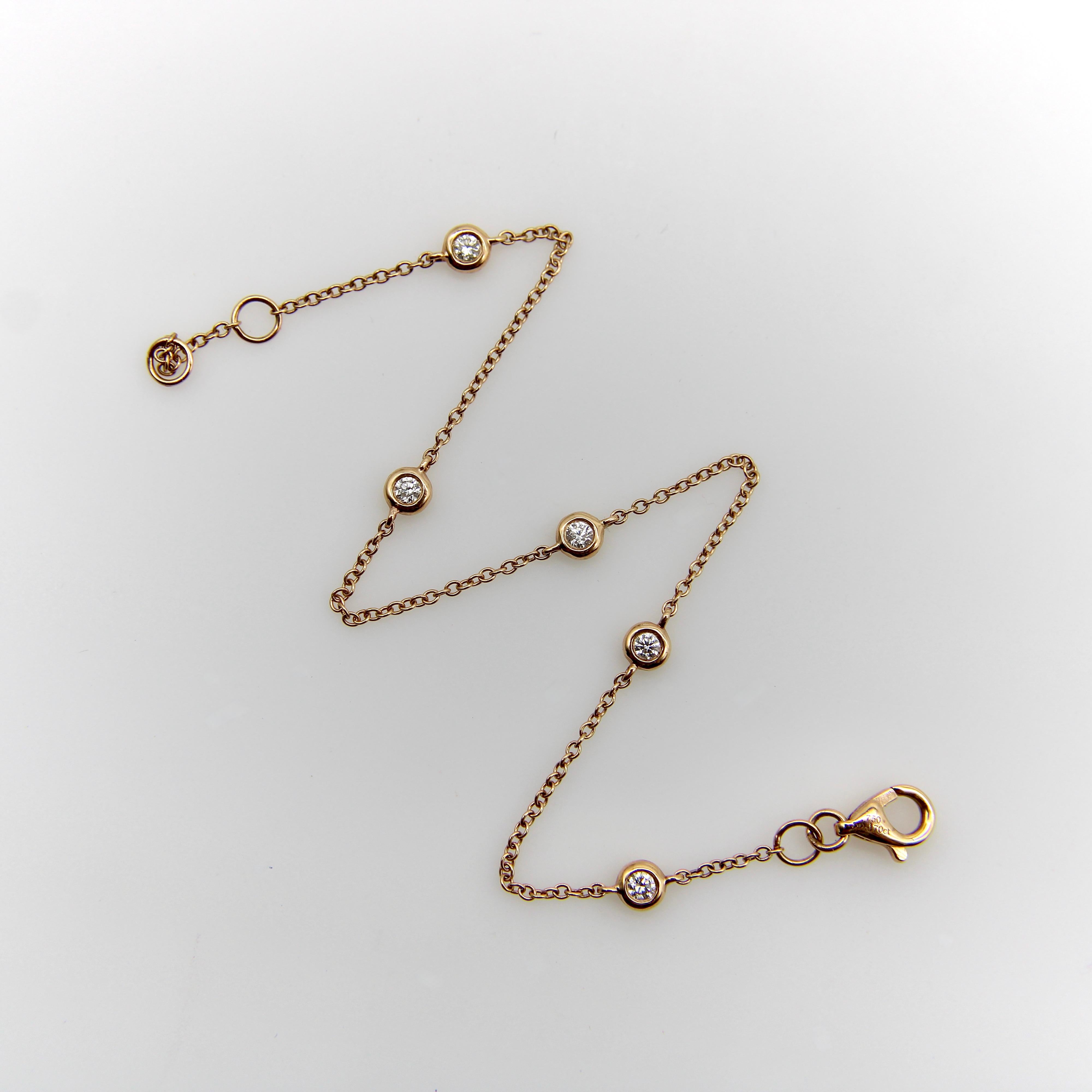 Bracciale vintage con diamanti in oro 18 carati In condizioni buone in vendita a Venice, CA