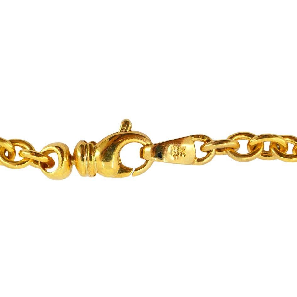 Vintage 18k Gold Diamond Heart Lock Key Anhänger Halskette im Angebot 2