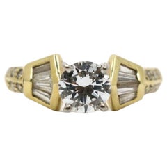Vintage 18K Gold Diamond Ring