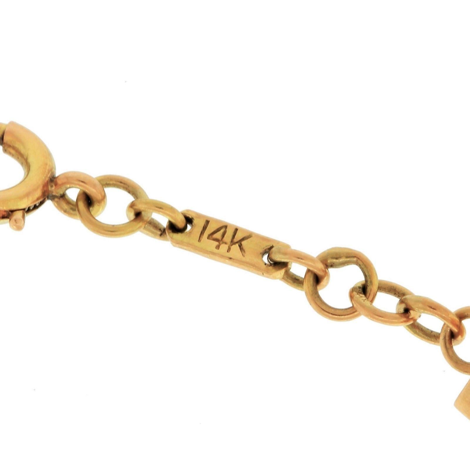 14k Halskette, 18 Karat Gold Diamant Rubin Malachit Indian Chief Clip Brosche im Angebot 1