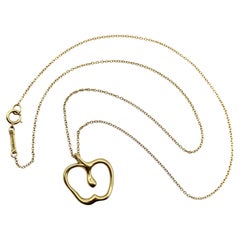 Vintage 18K Gold Elsa Peretti Small Apple Necklace for Tiffany & Co.