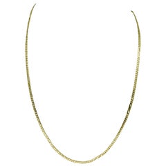 Vintage 18k Gold Fancy Miami Cuban Link Chain