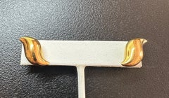 Orecchini vintage in oro 18 carati a forma di piuma, foglia e uccellino, disegnati da Elsa Peretti per Tiffany & Co.