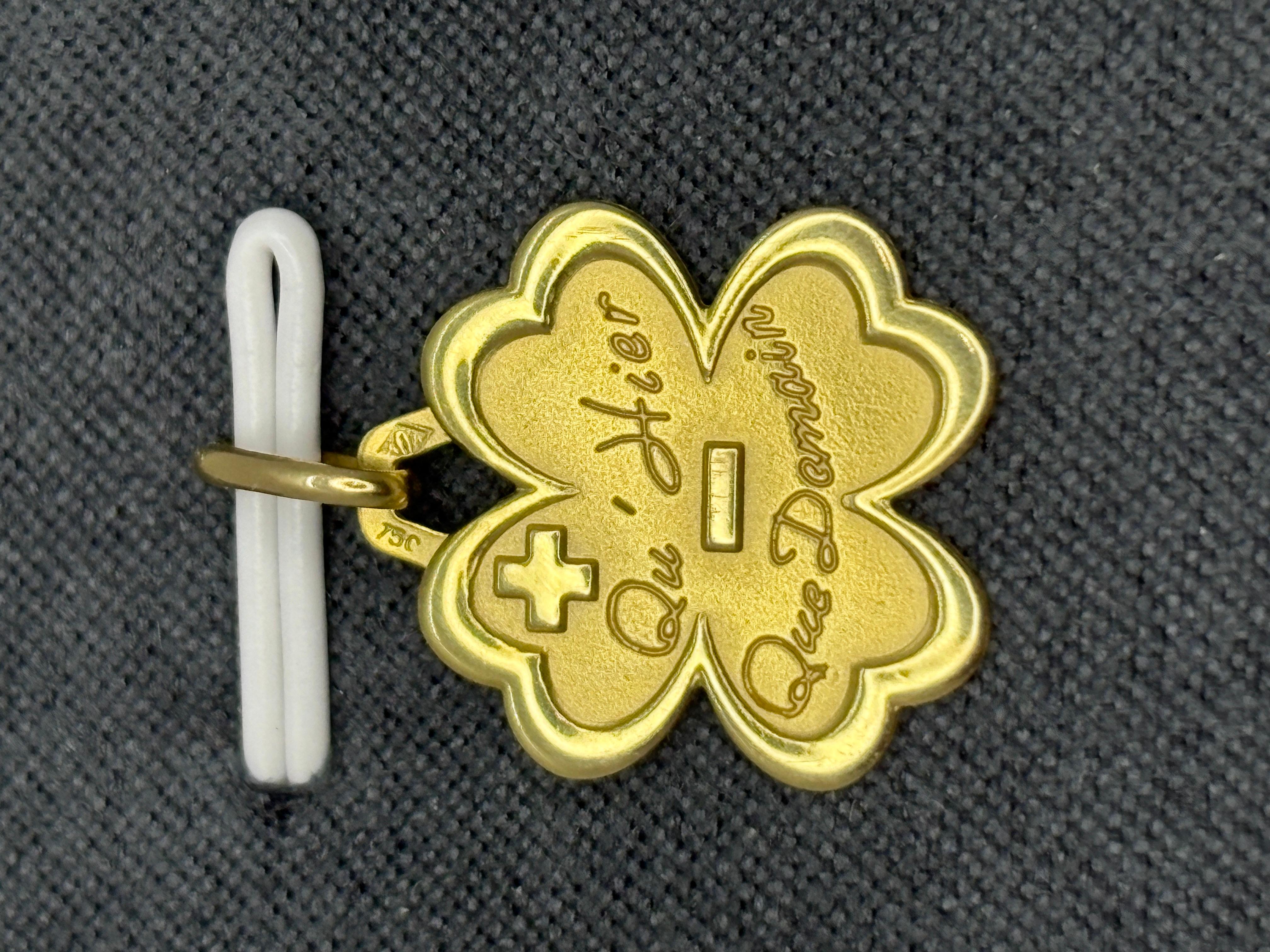Vintage 18k Gold Four-Leaf Clover 