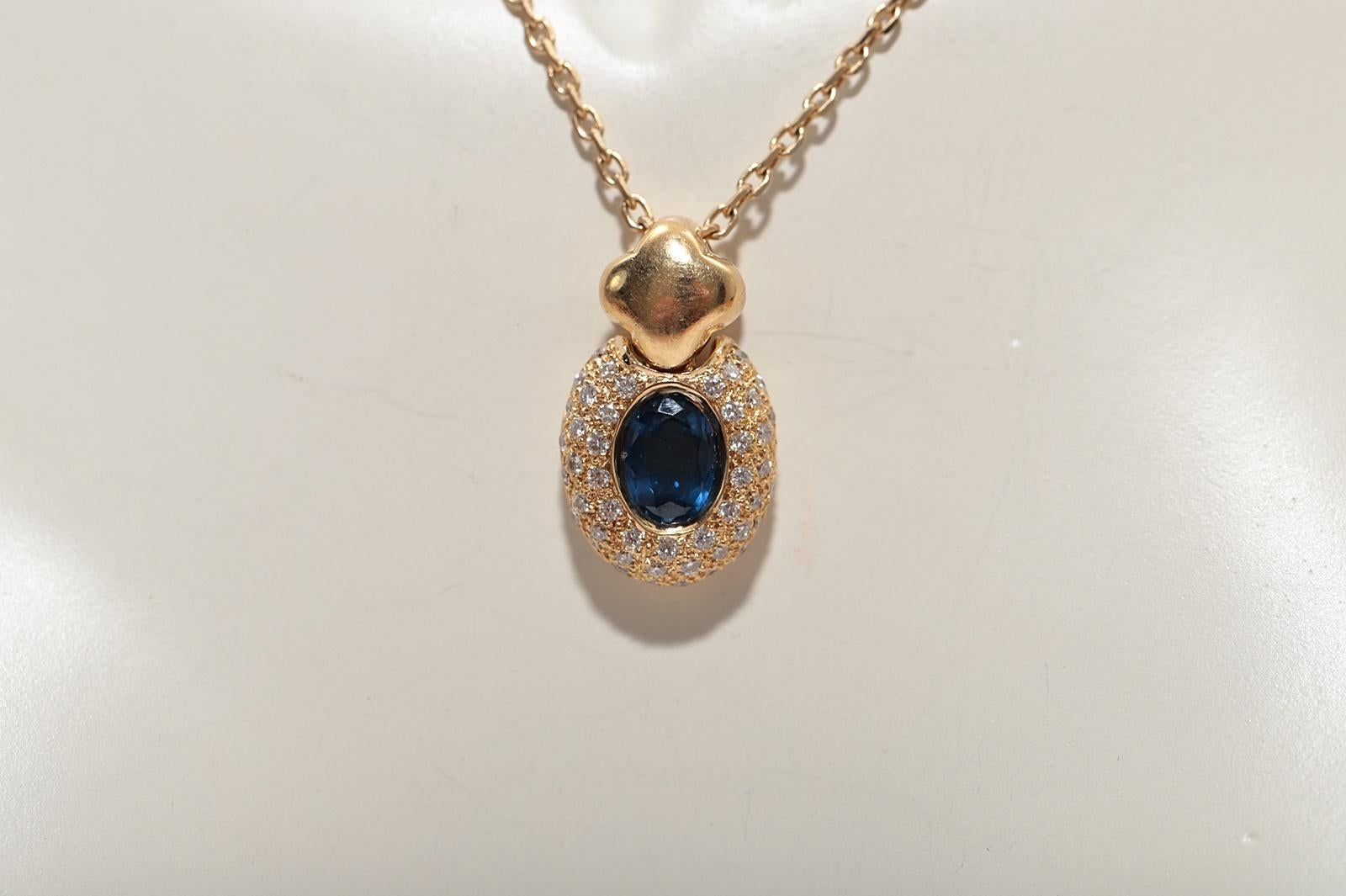 In very good condition.
Total weight is 6.2 grams.
Totally is diamond 0.45 ct.
The diamond is has H color and vs-s1 clarity.
Total lenght is chain 48.
Please contact for any questions.
