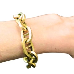 Vintage 18k Gold Mariner Link-Armband