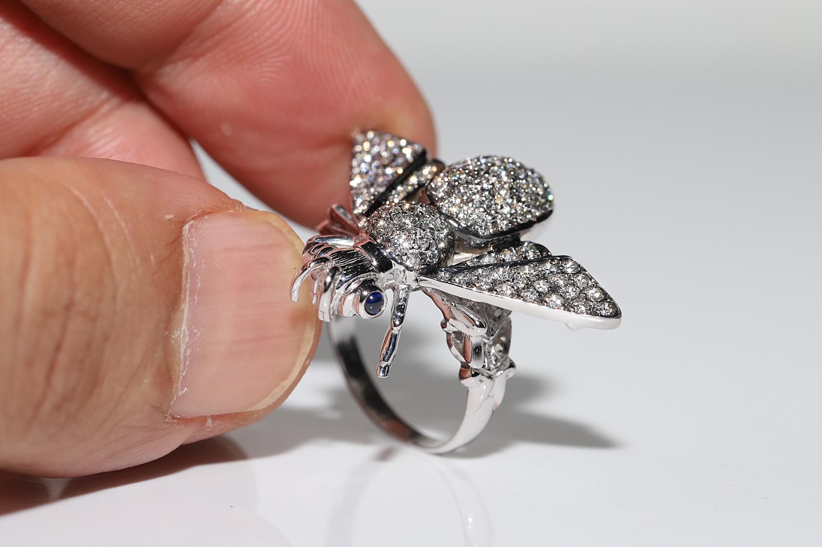 In sehr gutem Zustand.
Gesamtgewicht 11,7 Gramm.
Insgesamt ist Diamant etwa 1,80 ct.
Der Diamant ist G-H Farbe und vvs-vs Klarheit.
Insgesamt ist Saphir 0,08 ct.
Ringgröße ist US 6.5 (Wir bieten kostenlose Größenänderung)
Wir können jede Größe