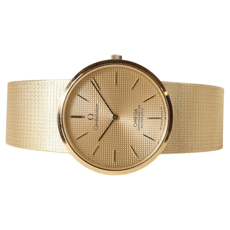 18k Omega Watch 169 For Sale on 1stDibs omega 18k gold watch