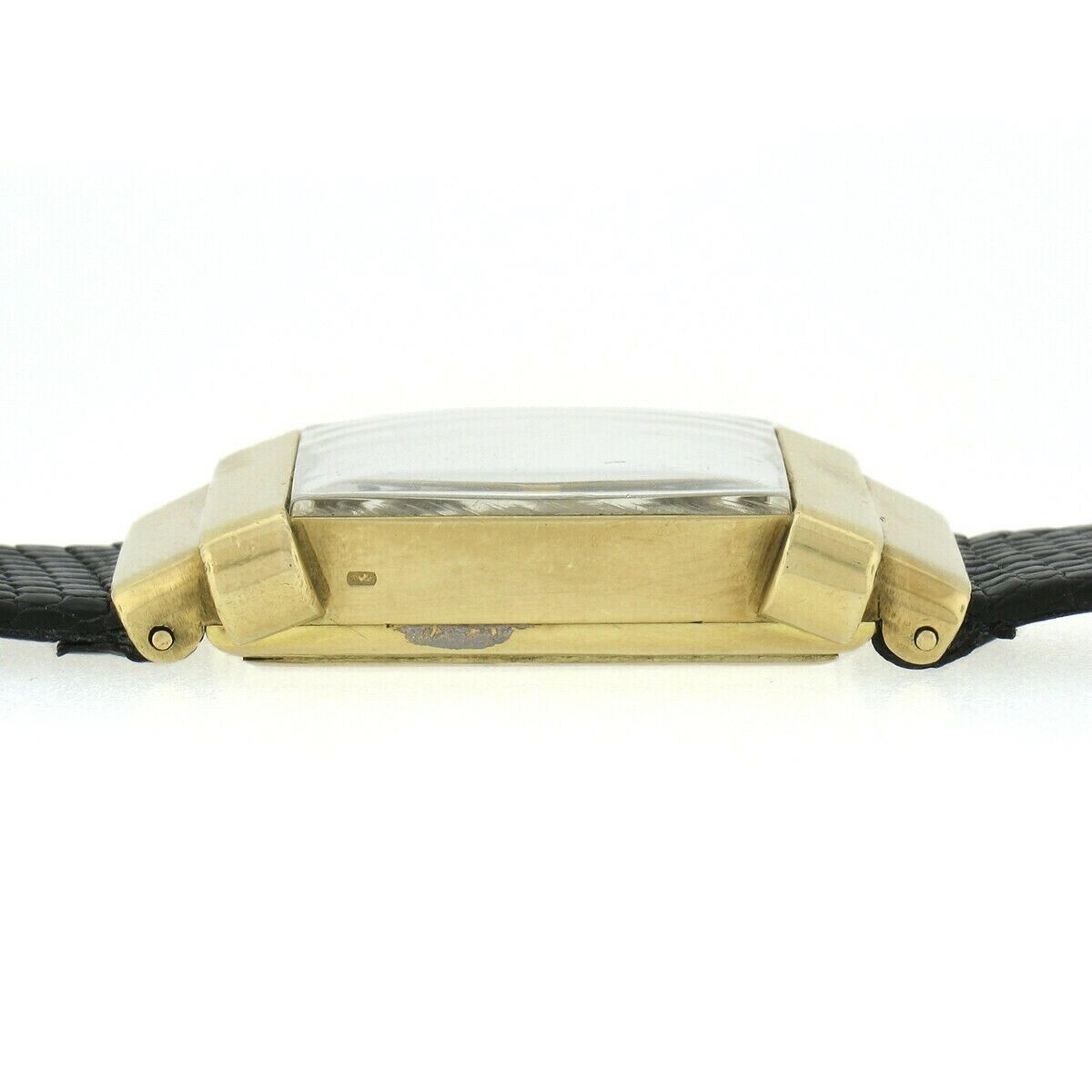 Patek Philippe Montre-bracelet vintage à chapeau en or 18 carats avec cadran signé, réf. 1450 2