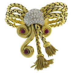 Bracciale vintage con nappe retrò in oro 18k firmato CFC Sweden