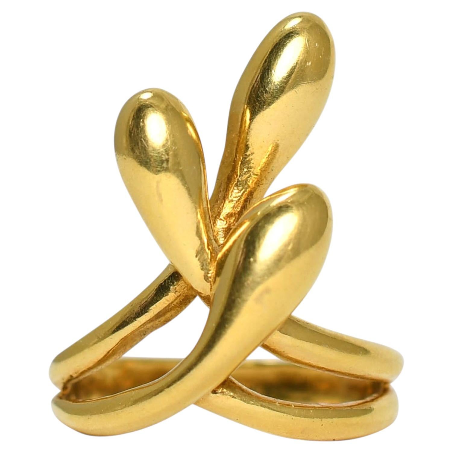 Vintage 18k Gold Ring by Lalaounis, Circa 1970