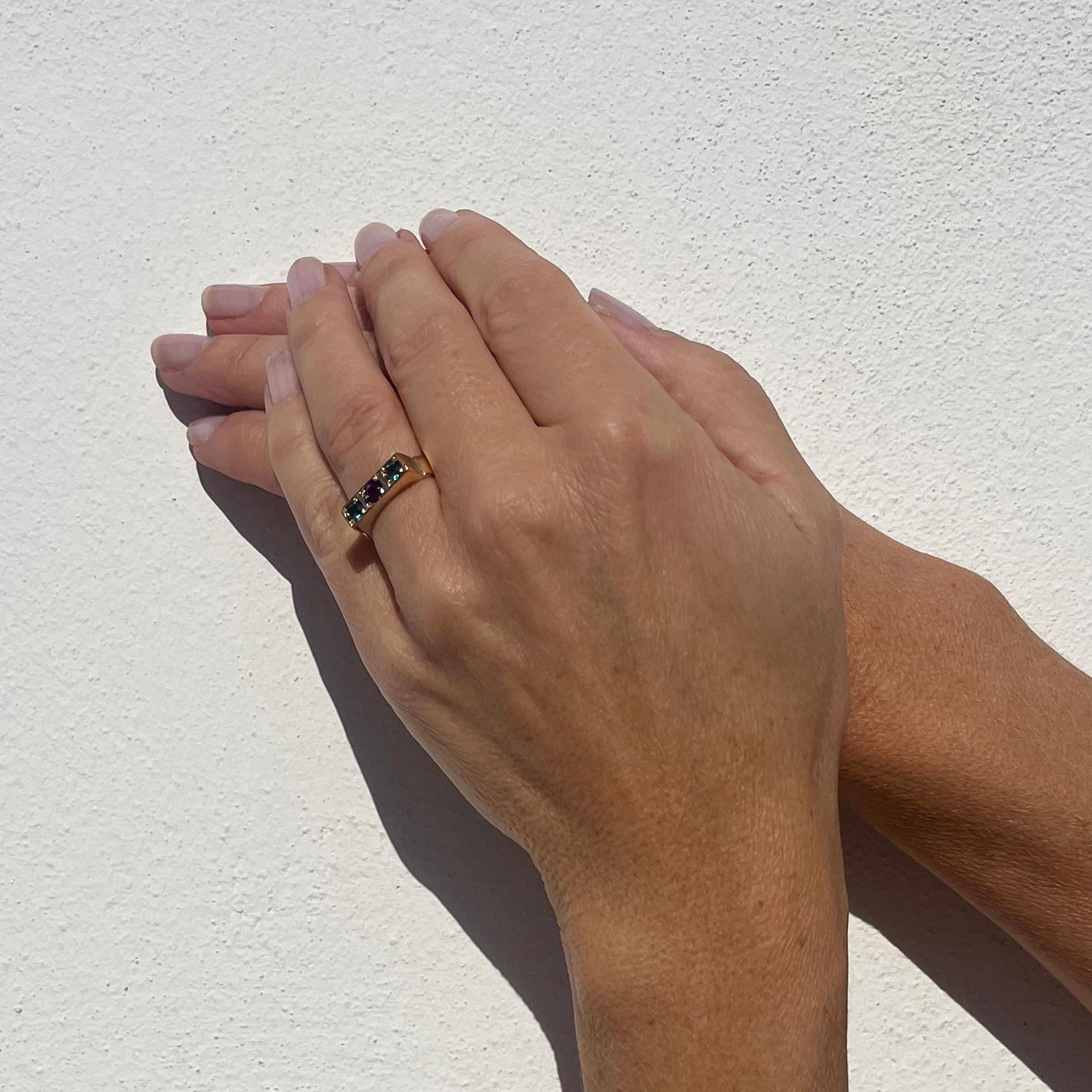 Vintage 18k Gold Ring by master Wiwen Nilsson Made Year 1968 6