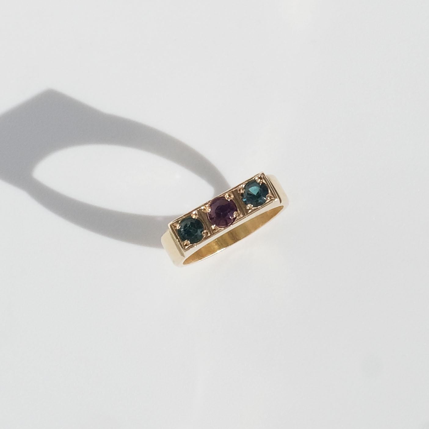 Women's or Men's Vintage 18k Gold Ring by master Wiwen Nilsson Made Year 1968
