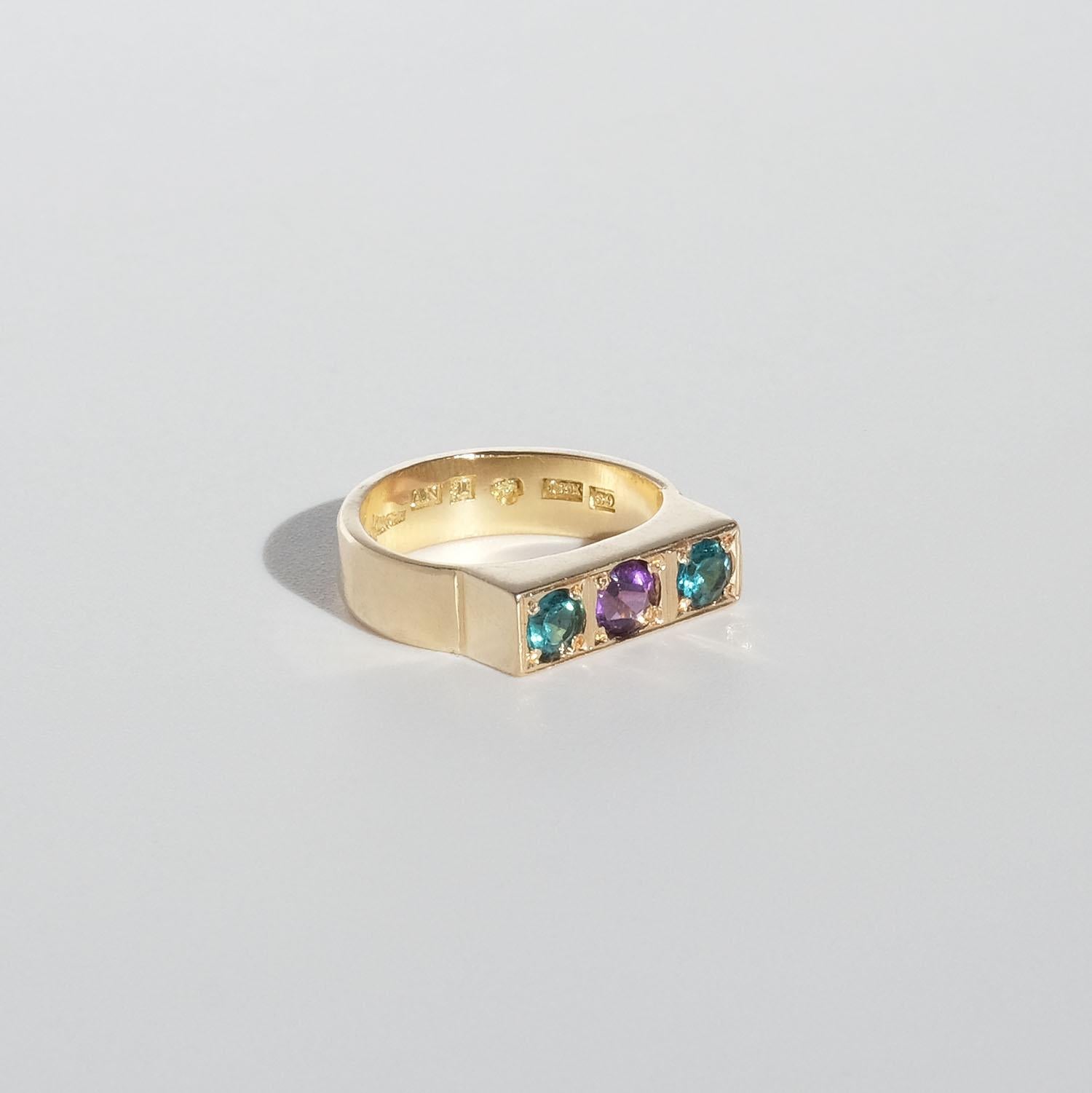 Vintage 18k Gold Ring by master Wiwen Nilsson Made Year 1968 2