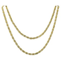 Vintage 18k Gold S-Link Chain Necklace Vintage 18k Gold S-Link Chain Necklace