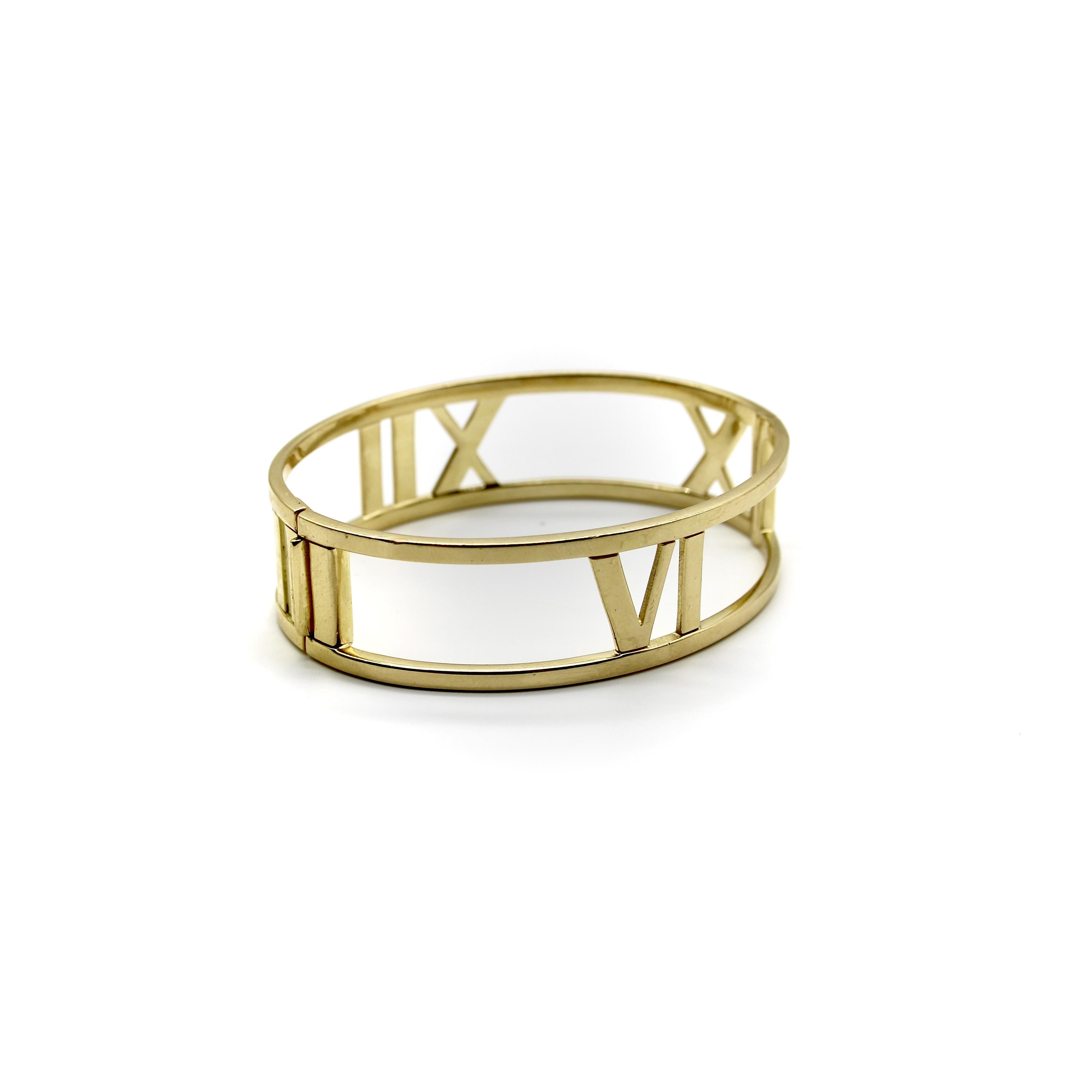 Vintage 18K Gold Tiffany & Co. Atlas Bracelet For Sale 3