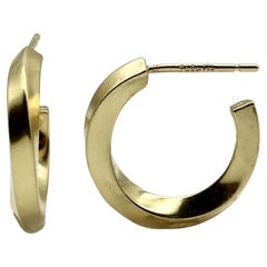 Vintage 18K Gold Tiffany & Co. Classic Twisted Hoop