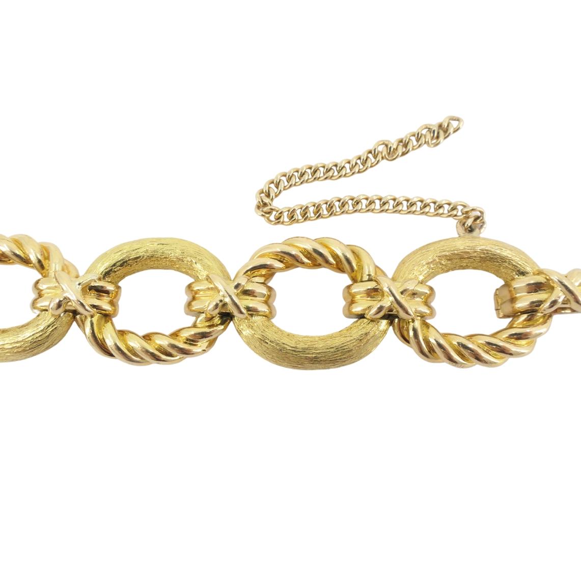 Vintage 18k Gold Tiffany & Co. Schlumberger-Armband Seil-Design im Angebot 6