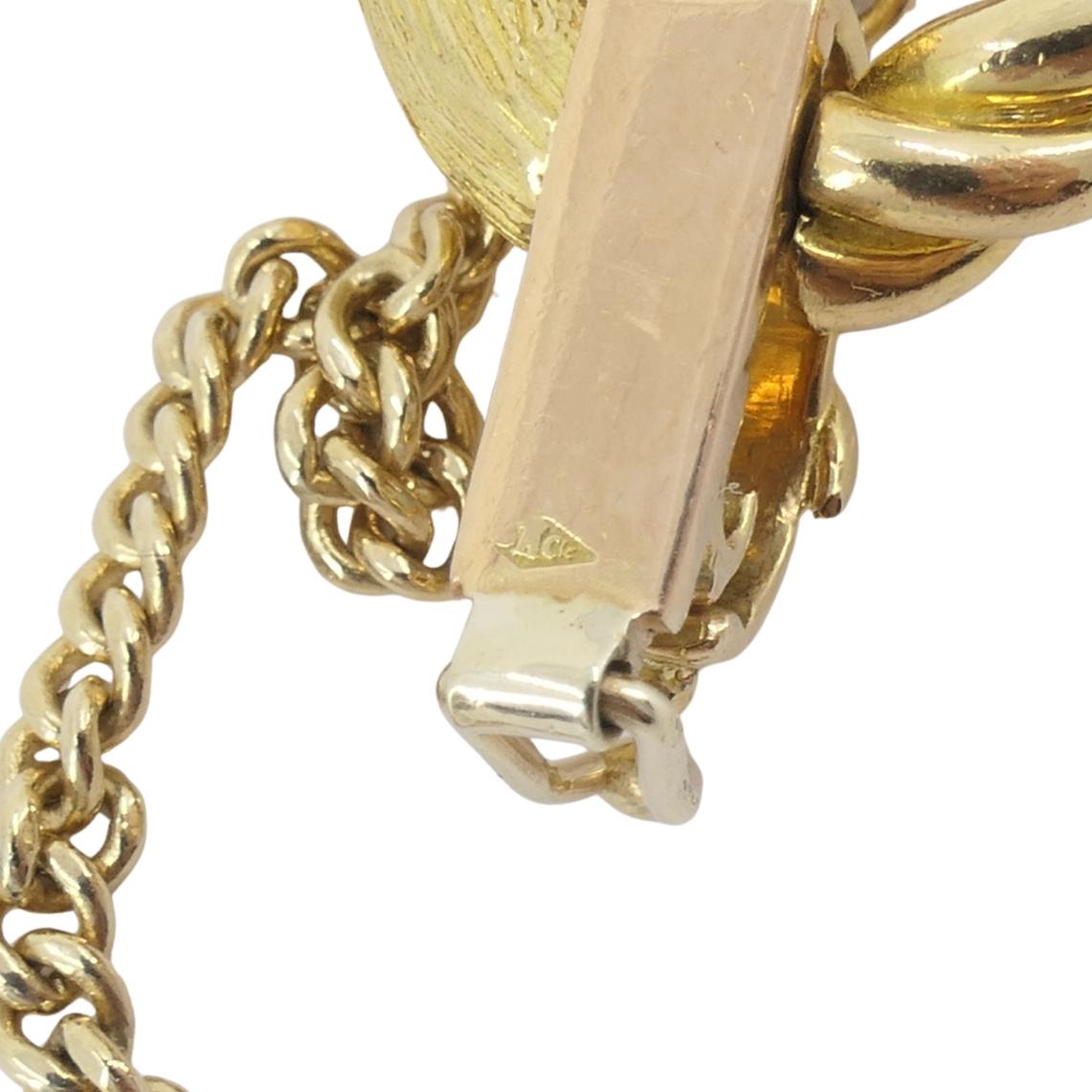 Vintage 18k Gold Tiffany & Co. Schlumberger-Armband Seil-Design im Angebot 2