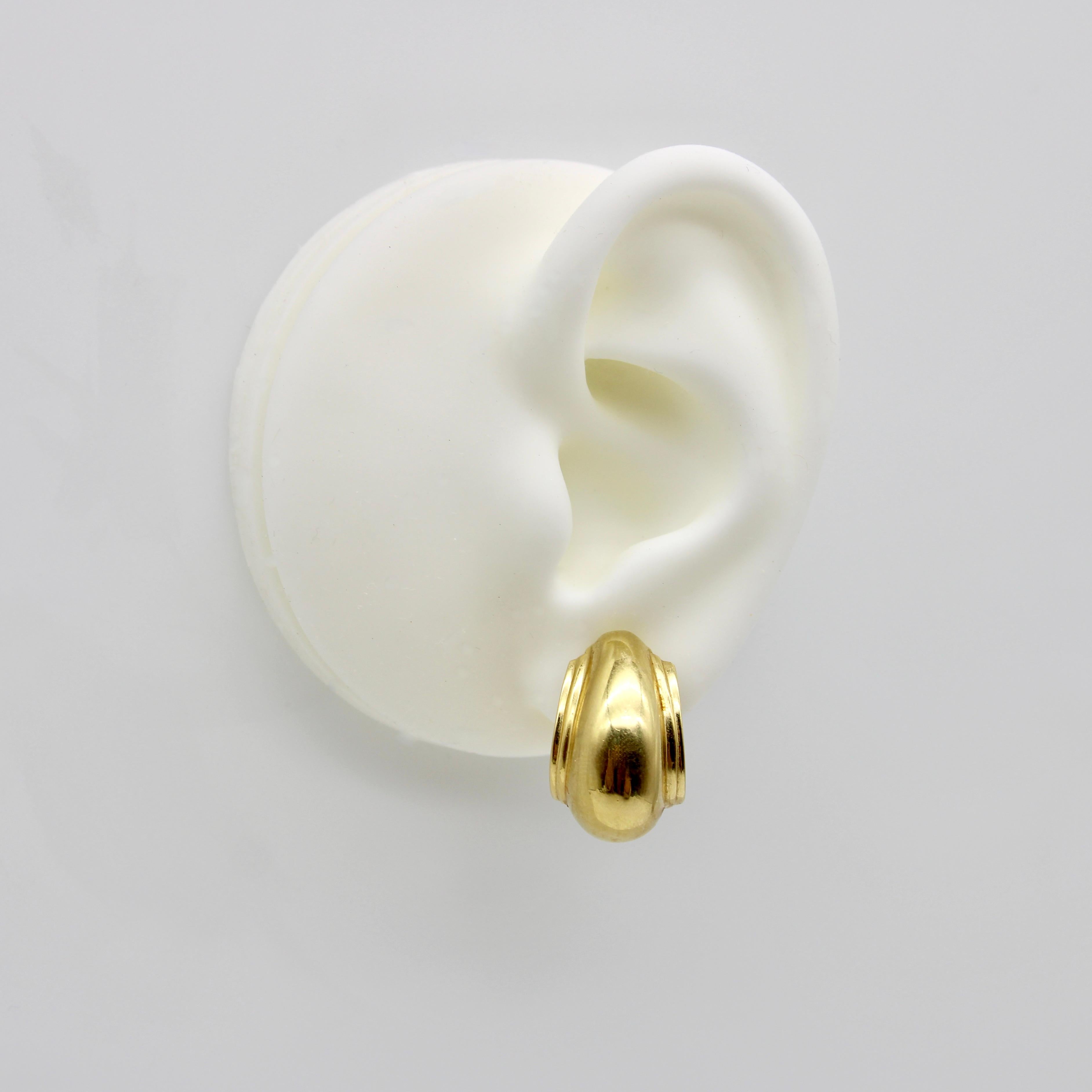Aros vintage de oro de 18 quilates Tiffany & Co Vendome de Paloma Picasso 3