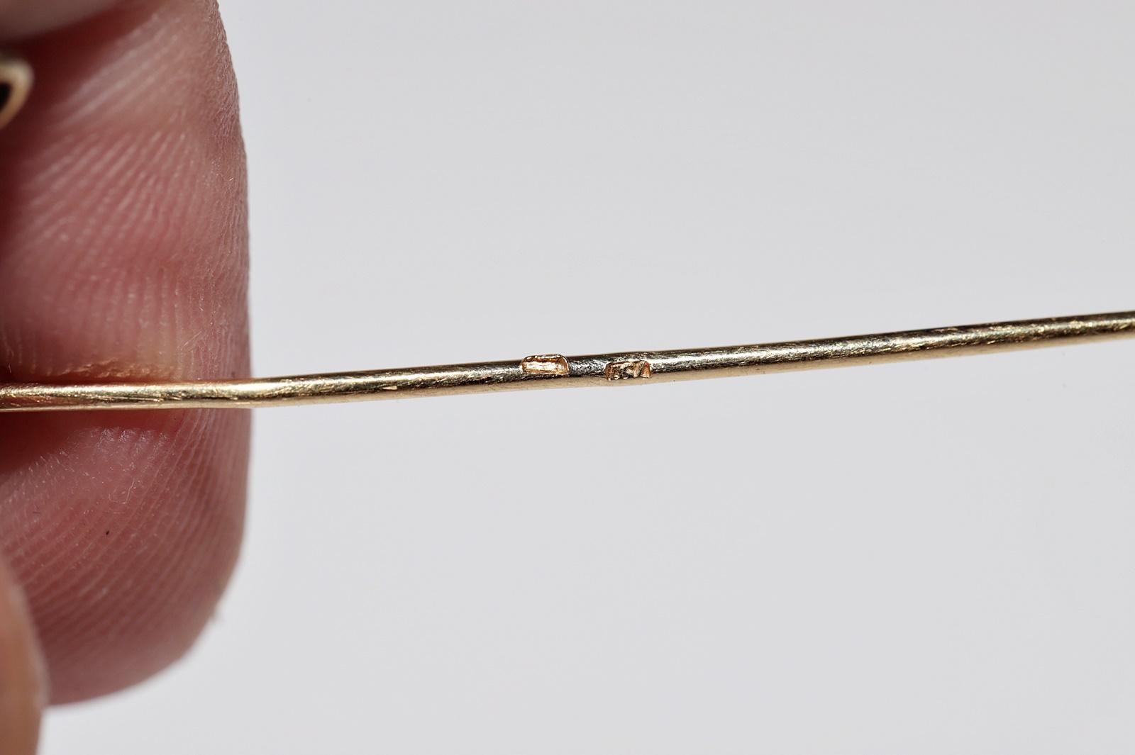 18 Karat Gold Top Silber Vintage  Natürlicher Diamant und Opal Schmetterling Brosche im Angebot 6