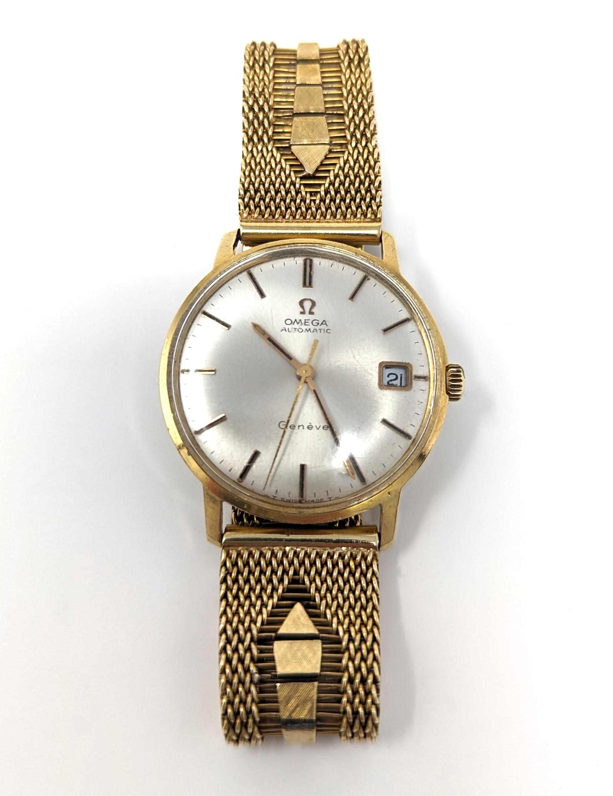 omega 18k gold watch vintage price