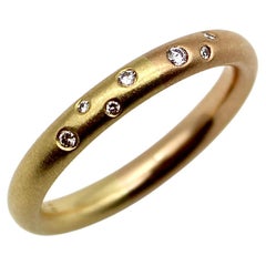 Bracelet étoile vintage en or rose et jaune 18 carats avec diamants