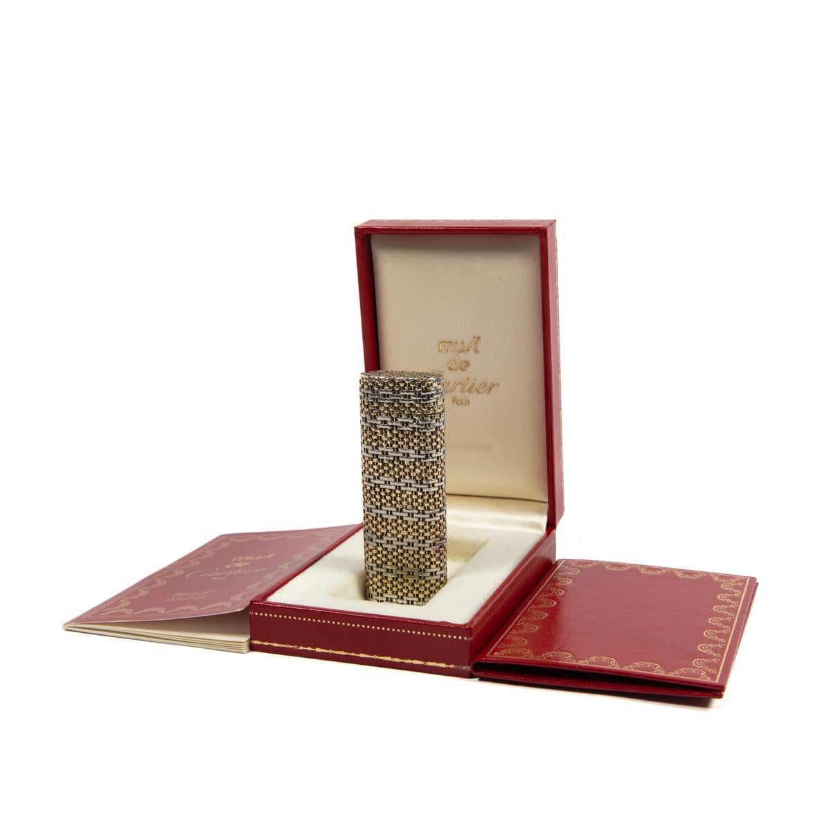 encendedor cartier oro 18k