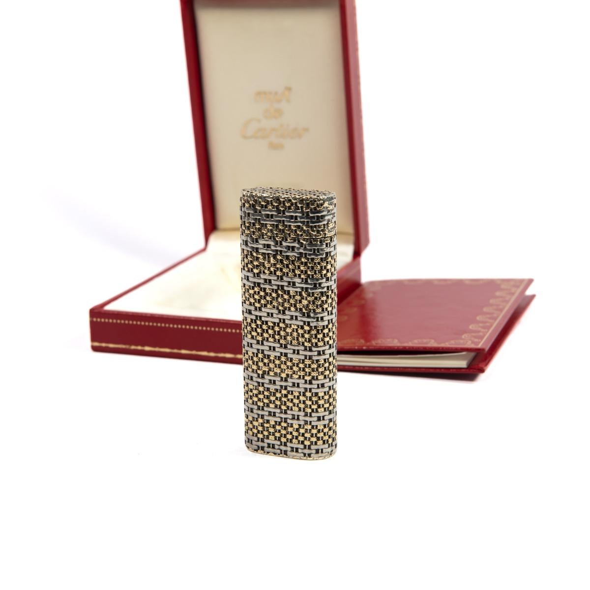 mechero cartier oro precio